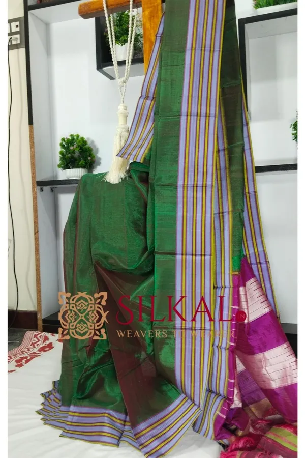Ilkal_Viscose_Cotton_Silk_Handloom_Saree_SKL3217