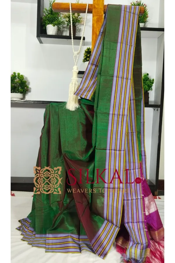 Ilkal_Viscose_Cotton_Silk_Handloom_Saree_SKL3217