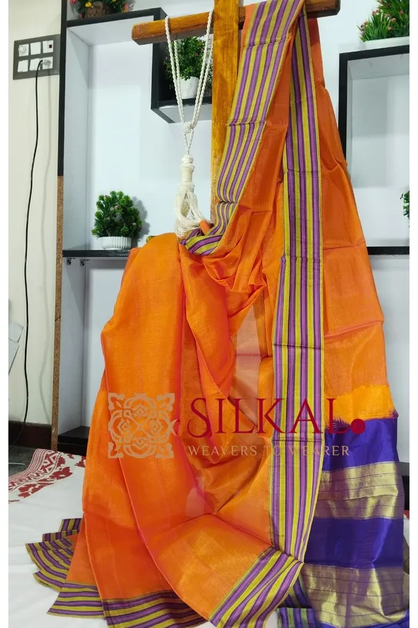 Ilkal_Viscose_Cotton_Silk_Handloom_Saree_SKL3219