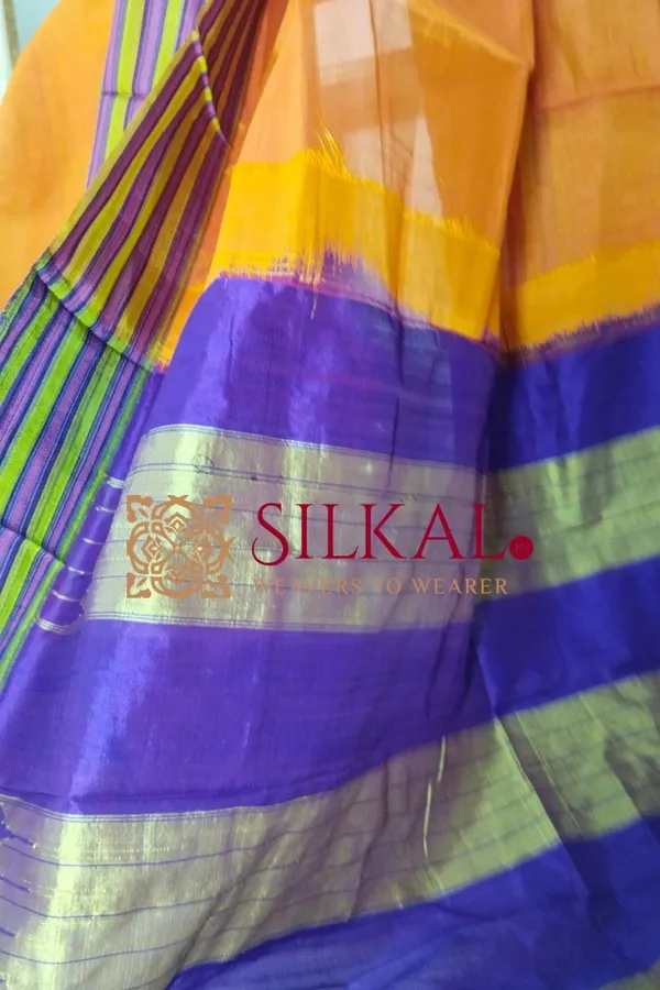 Ilkal_Viscose_Cotton_Silk_Handloom_Saree_SKL3219