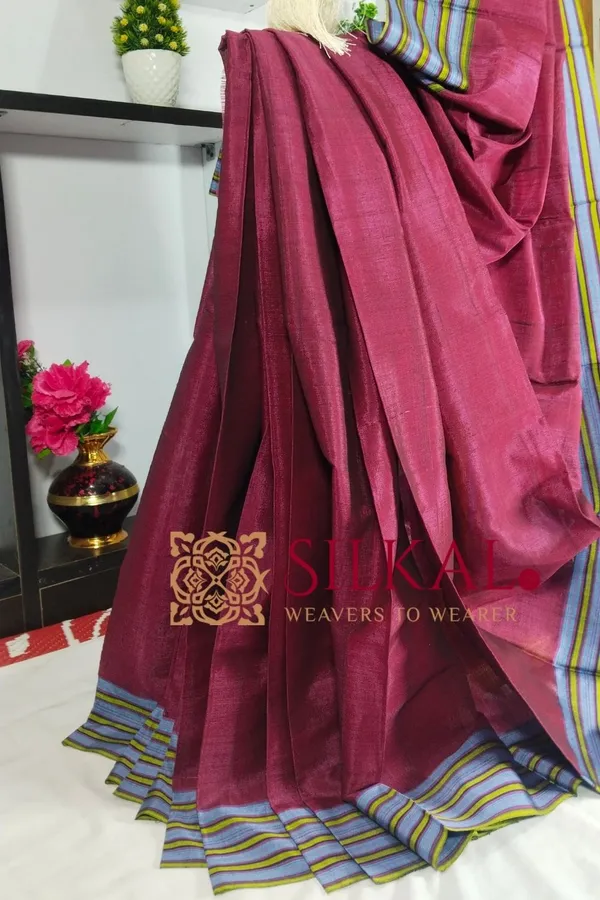 Ilkal_Viscose_Cotton_Silk_Handloom_Saree_SKL3220