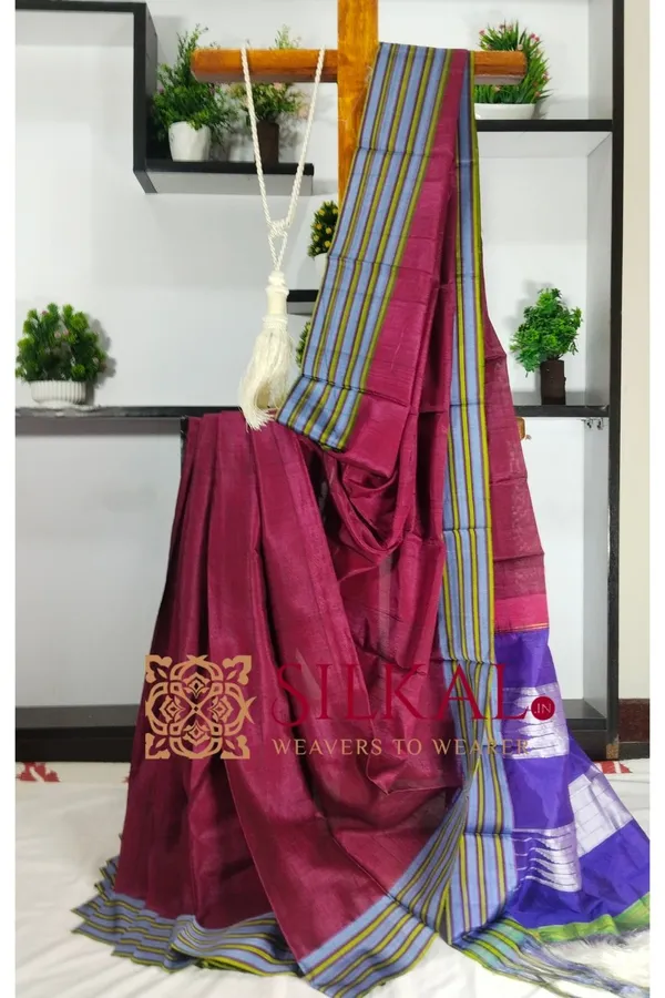 Ilkal_Viscose_Cotton_Silk_Handloom_Saree_SKL3220