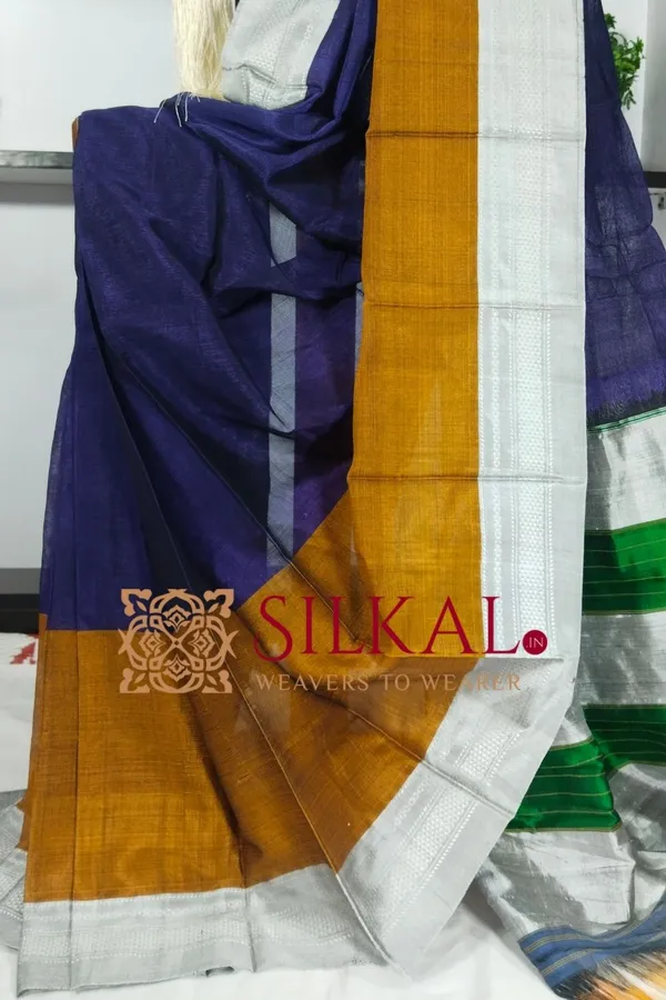 Ilkal_Viscose_Cotton_Silk_Handloom_Saree_SKL3221