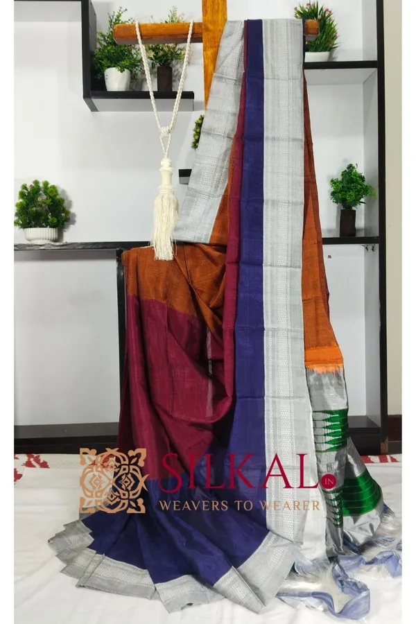 Ilkal_Viscose_Cotton_Silk_Handloom_Saree_SKL3222