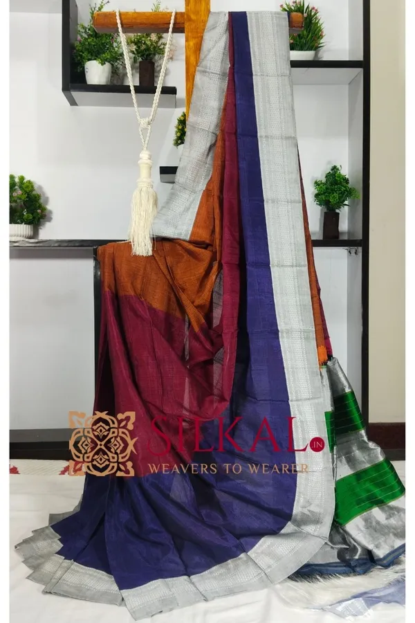 Ilkal_Viscose_Cotton_Silk_Handloom_Saree_SKL3222