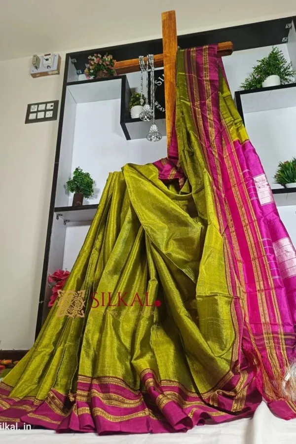 Ilkal_Viscose_Gayetri_Border_Saree_Saree_Code-_SKL1141