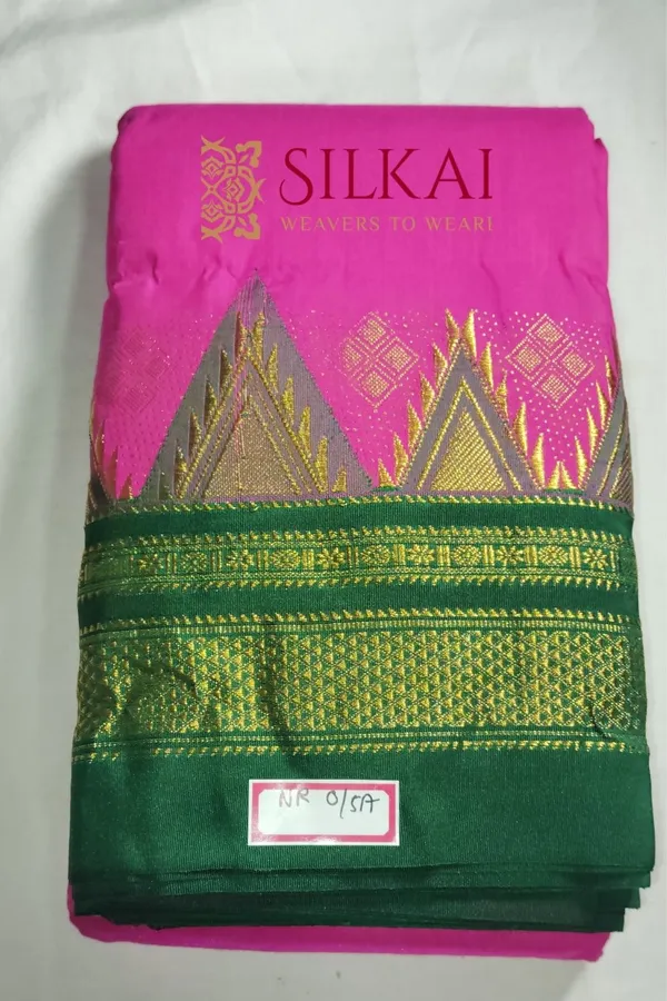 Ilkal_Zari_Temple_Cotton_Silk_Saree_Code-_SKL1884