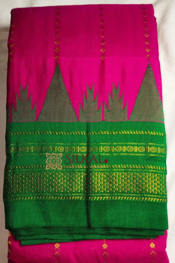 Ilkal_Zari_Temple_Cotton_Silk_Saree_Code-_SKL1853