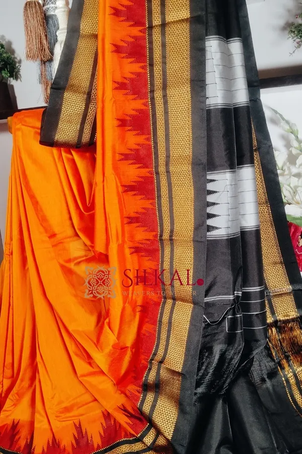 Ilkal_Cotton_Silk_Temple_Saree_Saree_Code-_SKL1244