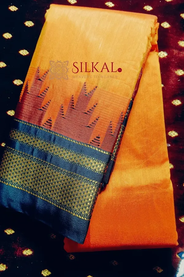 Ilkal_Cotton_Silk_Temple_Saree_Saree_Code-_SKL1244