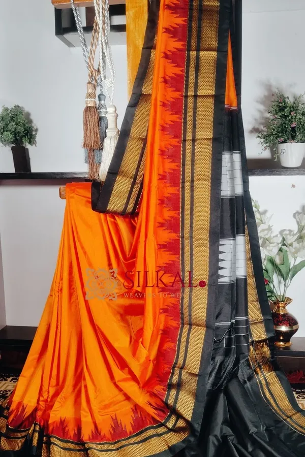 Ilkal_Cotton_Silk_Temple_Saree_Saree_Code-_SKL1244