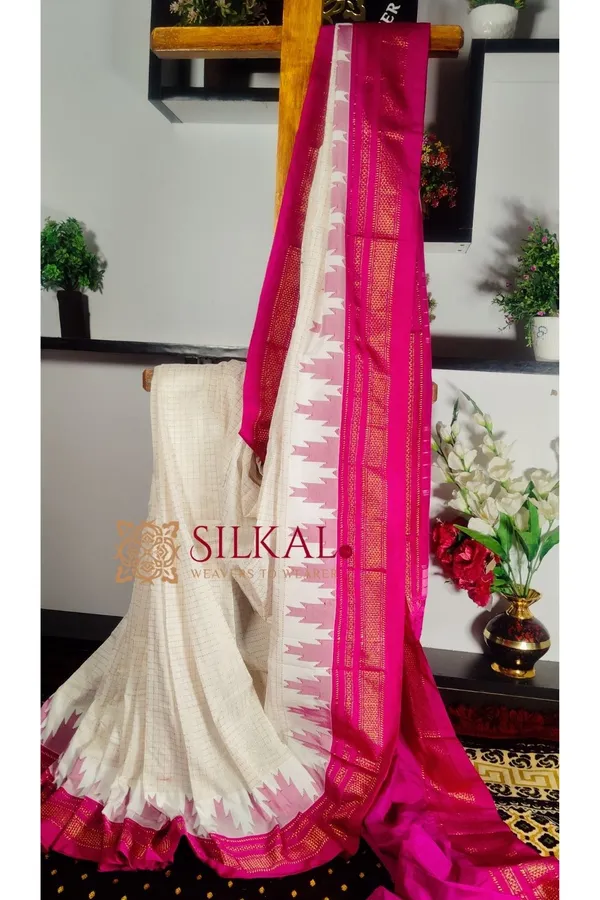 Ilkal_Cotton_Silk_Temple_Saree_Code-_SKL1129
