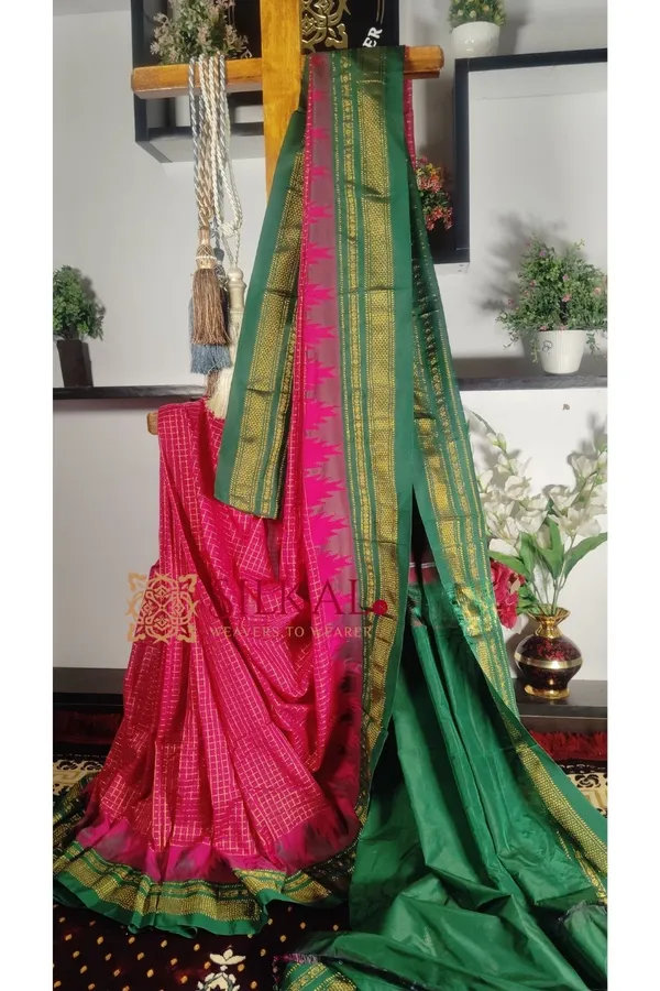 Ilkal_Cotton_Silk_Temple_Saree_Saree_Code-_SKL1789