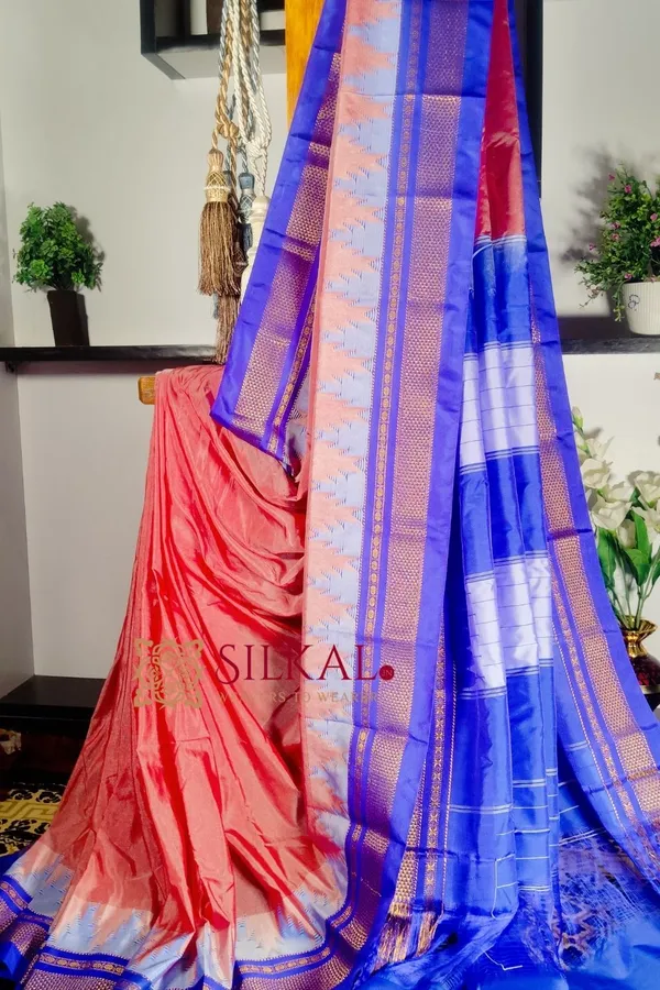 Ilkal_Cotton_Silk_Temple_Saree_Saree_Code-_SKL1316