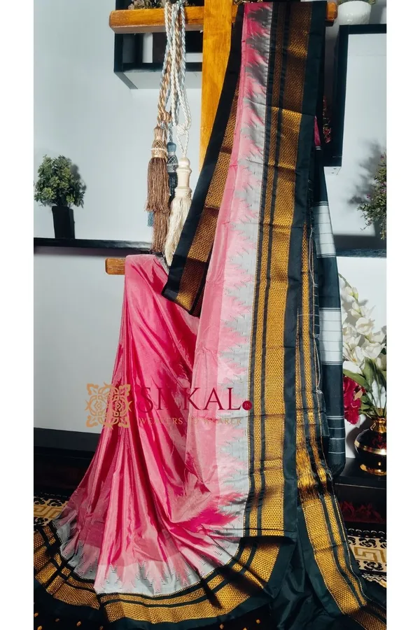 Ilkal_Cotton_Silk_Temple_Saree_Saree_Code-_SKL1480