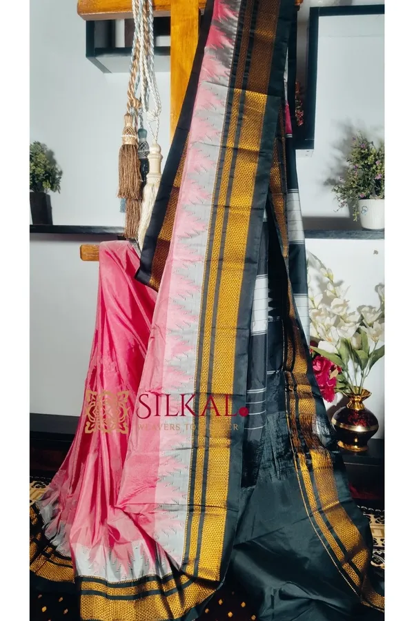 Ilkal_Cotton_Silk_Temple_Saree_Saree_Code-_SKL1480