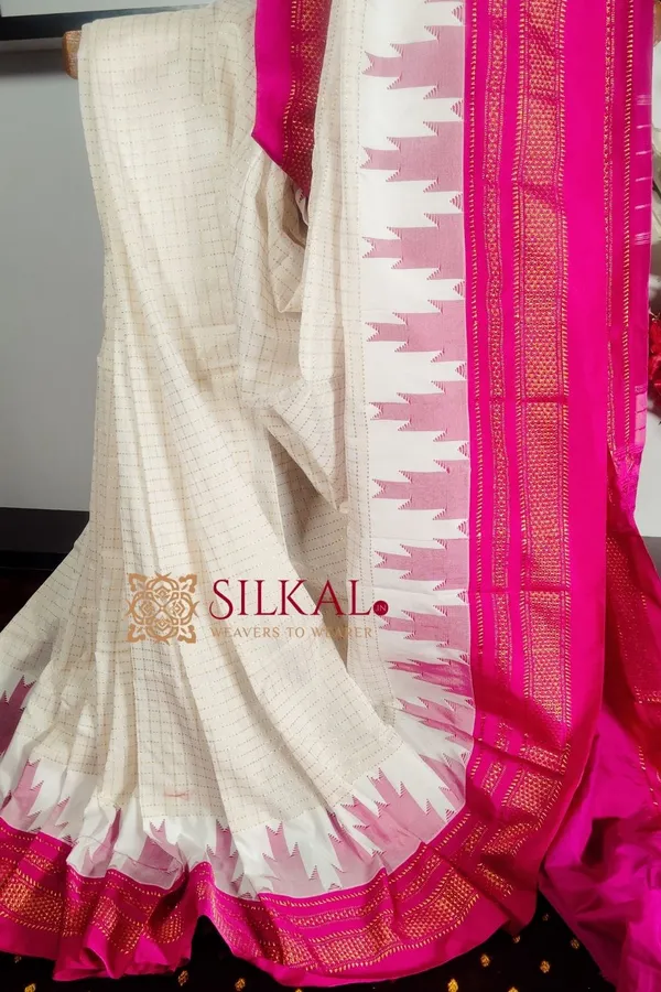 Ilkal_Cotton_Silk_Temple_Saree_Code-_SKL1129