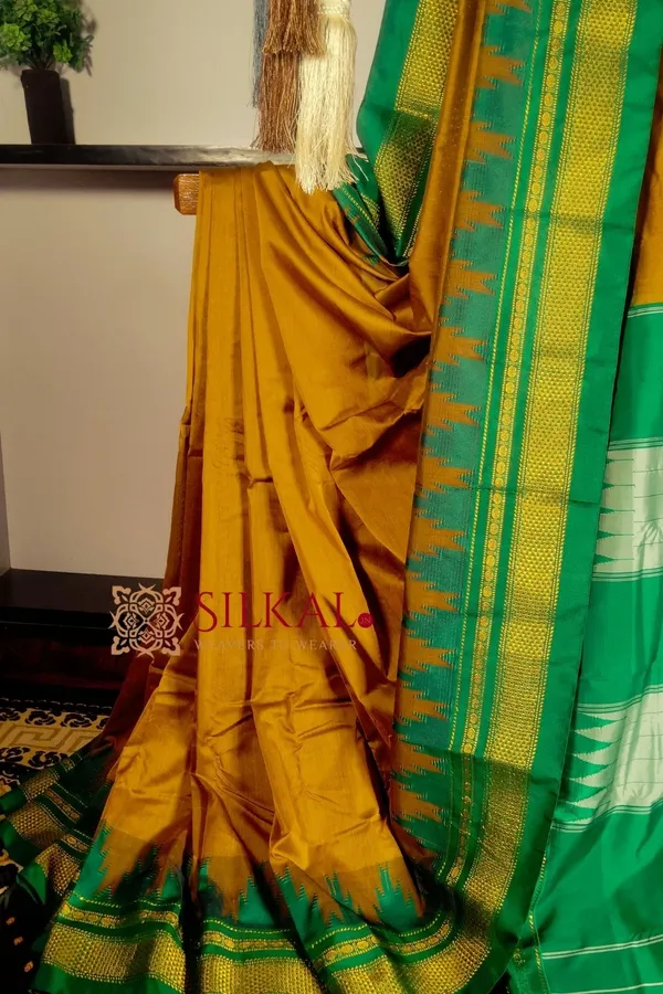 Ilkal_Cotton_Silk_Temple_Saree_Code-_SKL1788