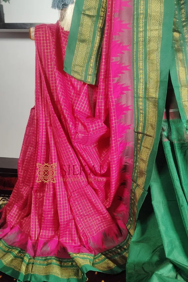 Ilkal_Cotton_Silk_Temple_Saree_Saree_Code-_SKL1789
