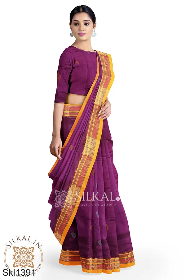 Ilkal__Mercerized_Sonamati_Cotton_Butta_Saree_SKL3052