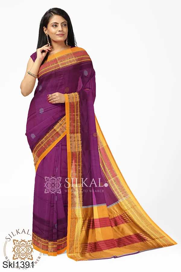 Ilkal__Mercerized_Sonamati_Cotton_Butta_Saree_SKL3052