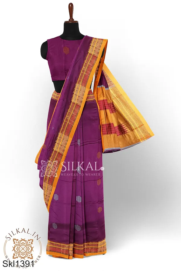 Ilkal__Mercerized_Sonamati_Cotton_Butta_Saree_SKL3052