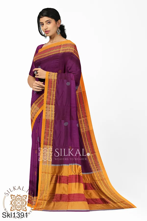 Ilkal__Mercerized_Sonamati_Cotton_Butta_Saree_SKL3052