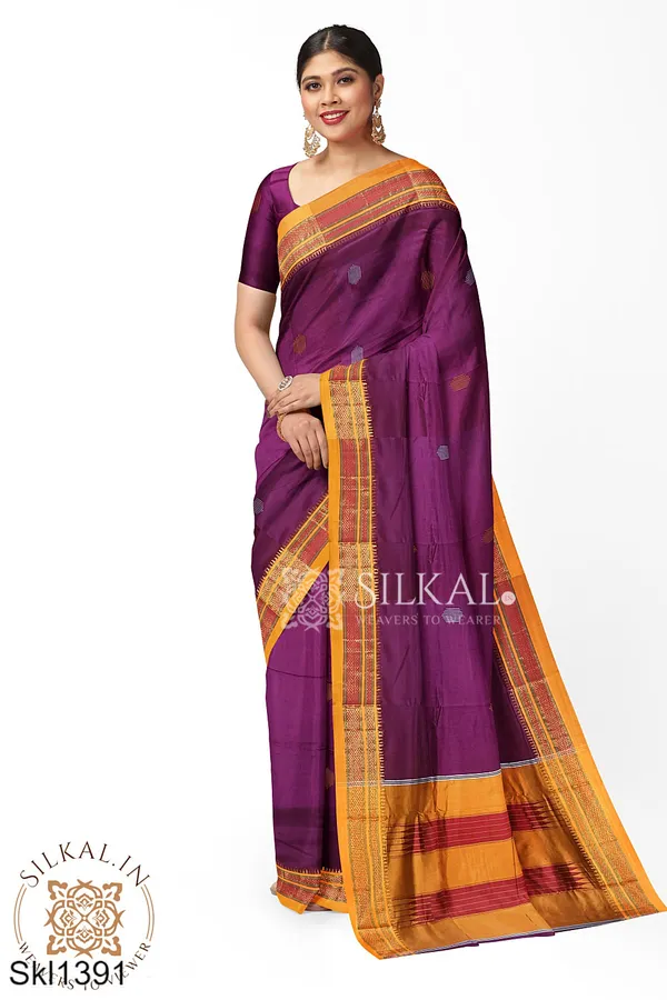 Ilkal__Mercerized_Sonamati_Cotton_Butta_Saree_SKL3052