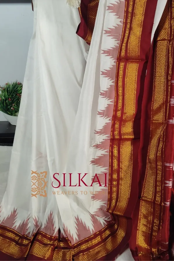 Ilkal_Temple_Cotton_Silk_Saree_Saree_Code-_SKL1502