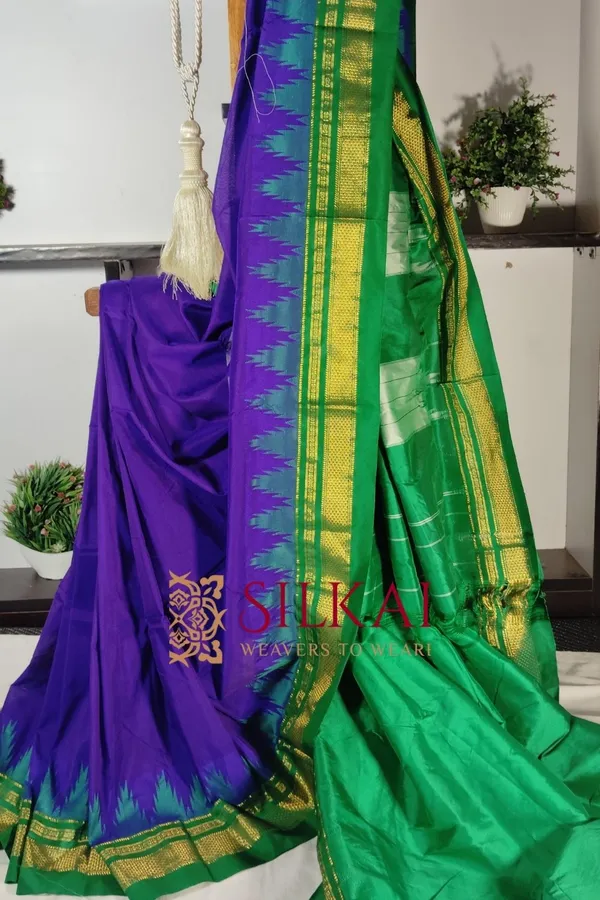 Ilkal_Temple_Cotton_Silk_Saree_Saree_Code-_SKL1503
