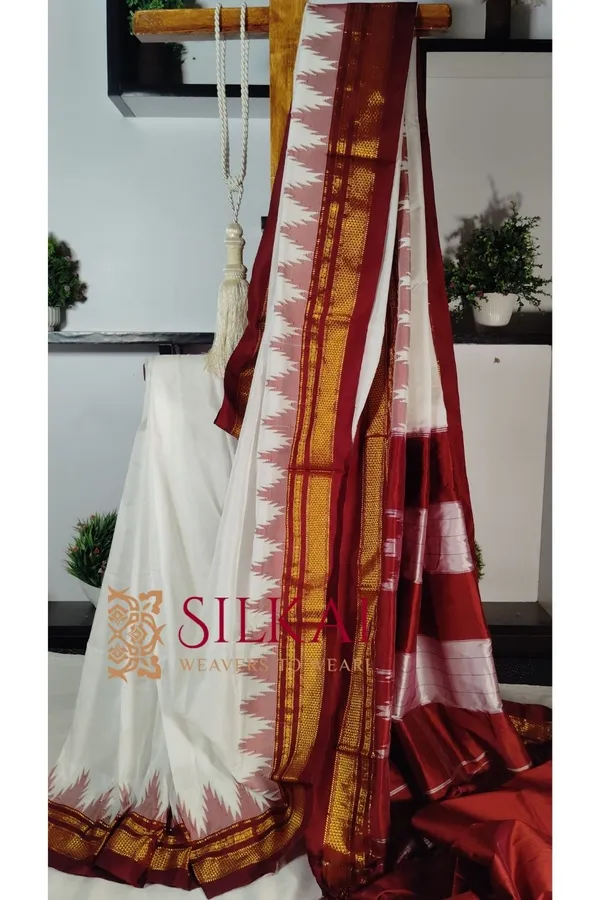 Ilkal_Temple_Cotton_Silk_Saree_Saree_Code-_SKL1502