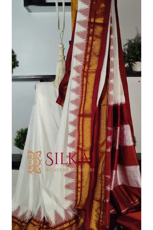 Ilkal_Temple_Cotton_Silk_Saree_Saree_Code-_SKL1502