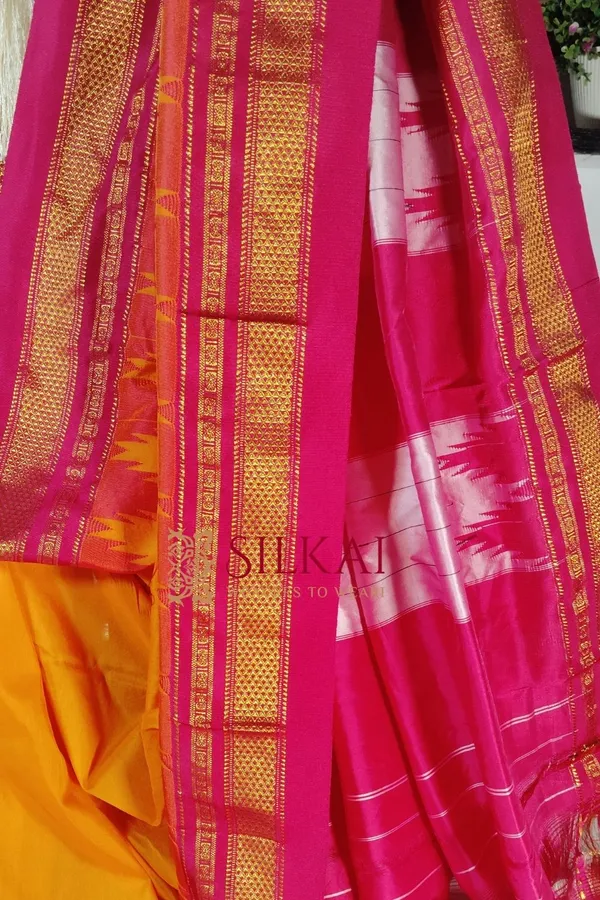 Ilkal_Temple_Cotton_Silk_Saree_Code-_SKL1872