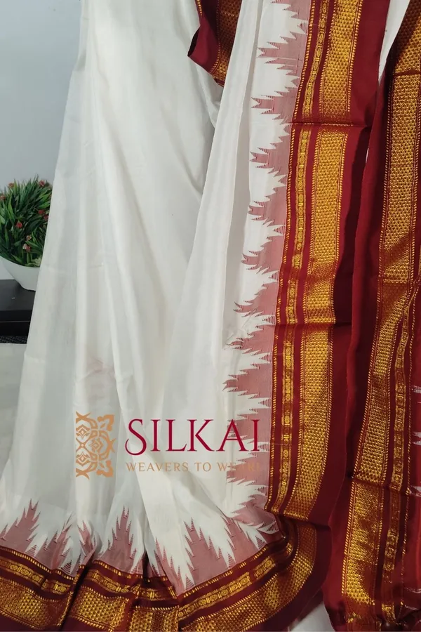 Ilkal_Temple_Cotton_Silk_Saree_Saree_Code-_SKL1502