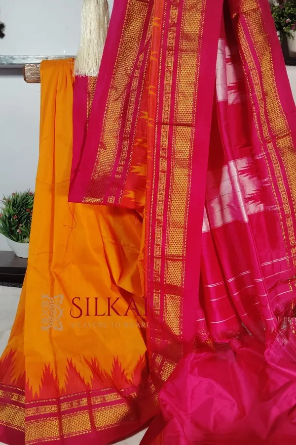 Ilkal_Temple_Cotton_Silk_Saree_Code-_SKL1872