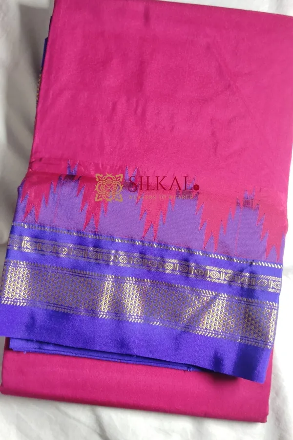 Ilkal_Temple_Cotton_Silk_Saree_Code-_SKL1870