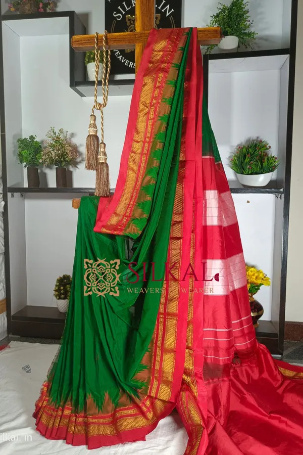Ilkal_Temple_Saree_Code-_SKL1460