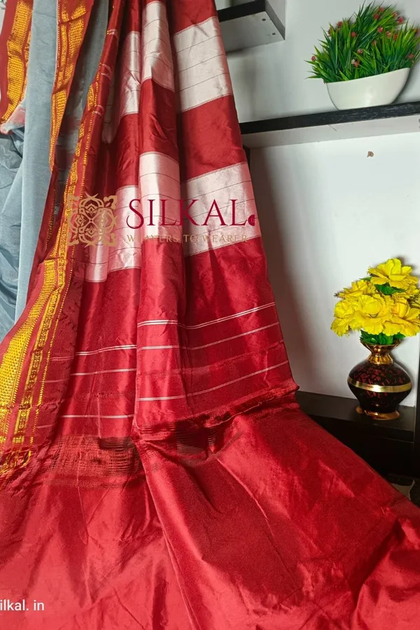Ilkal_Temple_Saree_Saree_Code-_SKL1299