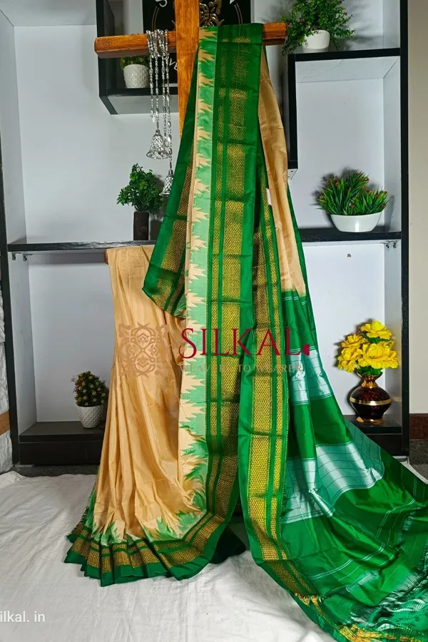 Ilkal_Temple_Saree_Code-_SKL1748