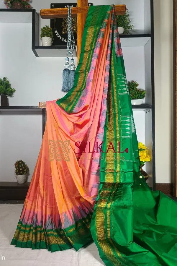 Ilkal_Temple_Saree_Code-_SKL1459