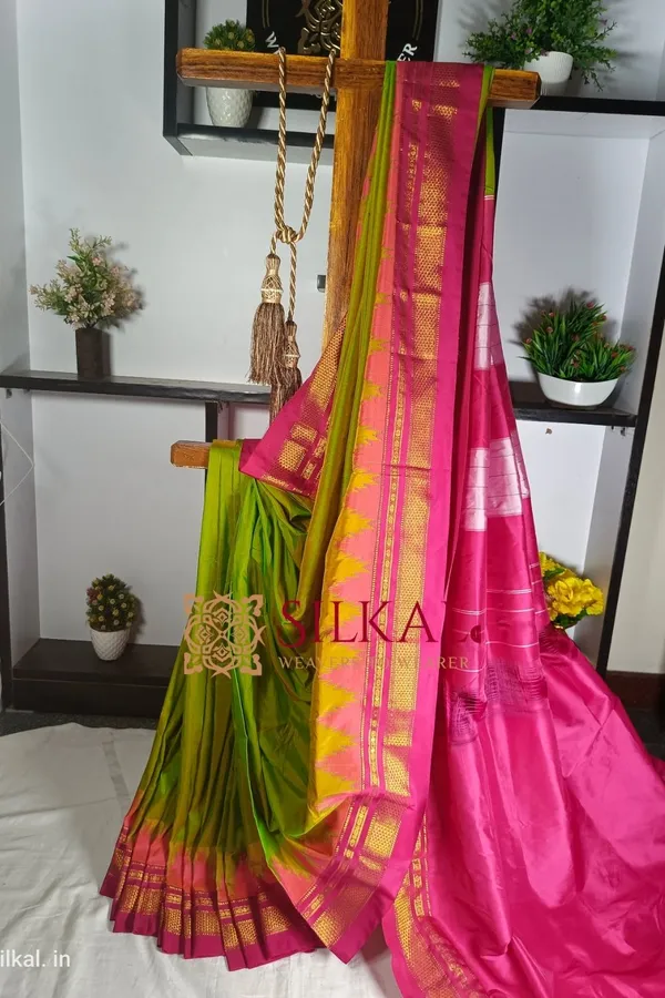 Ilkal_Cotton_Silk_Temple_Saree_Saree_Code-_SKL1033