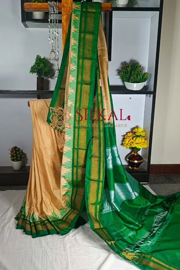 Ilkal_Temple_Saree_Code-_SKL1748
