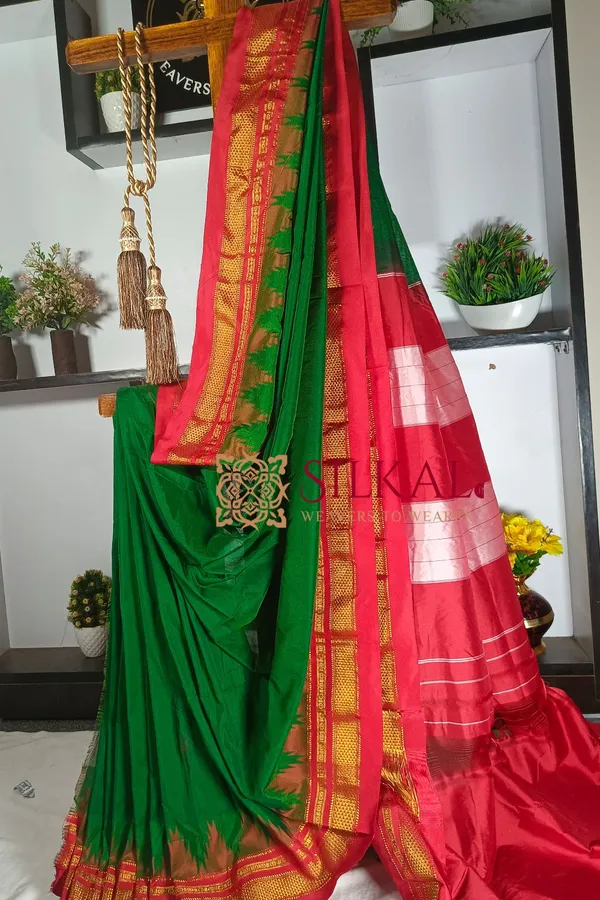 Ilkal_Temple_Saree_Code-_SKL1460