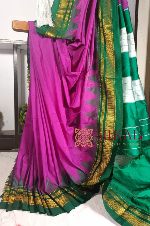 Ilkal_Temple_Saree_Code-_SKL1169