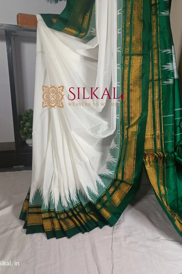 Ilkal_Cotton_Silk_Temple_Saree_Code-_SKL1050