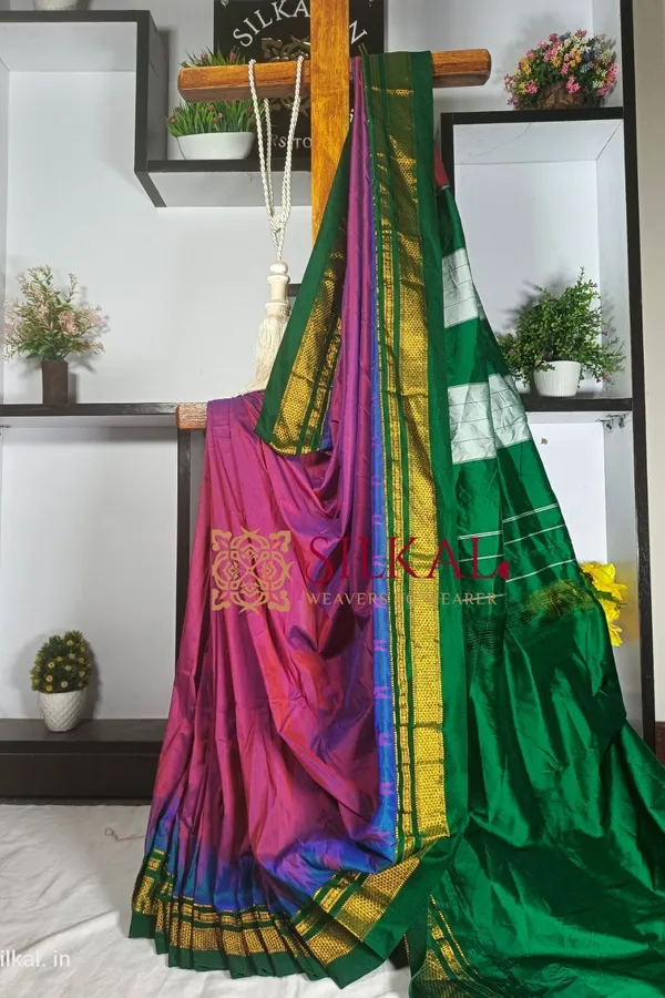 Ilkal_Temple_Saree_Code-_SKL1147