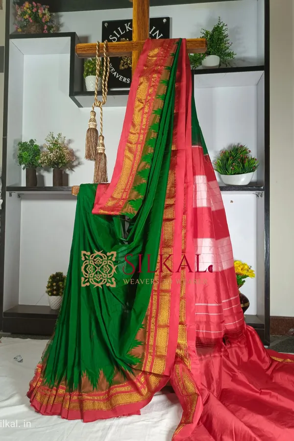 Ilkal_Temple_Saree_Code-_SKL1460