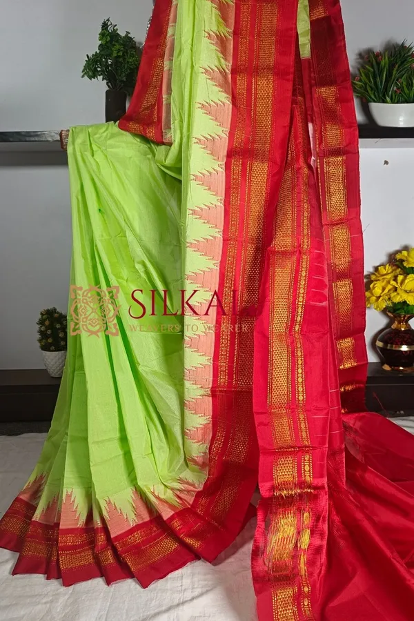 Ilkal_Temple_Saree_Saree_Code-_SKL1298