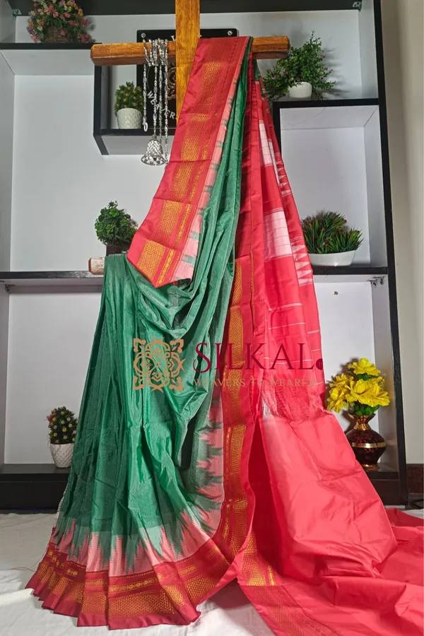Ilkal_Temple_Saree_Saree_Code-_SKL1450
