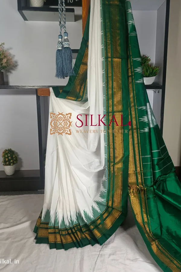 Ilkal_Cotton_Silk_Temple_Saree_Code-_SKL1050